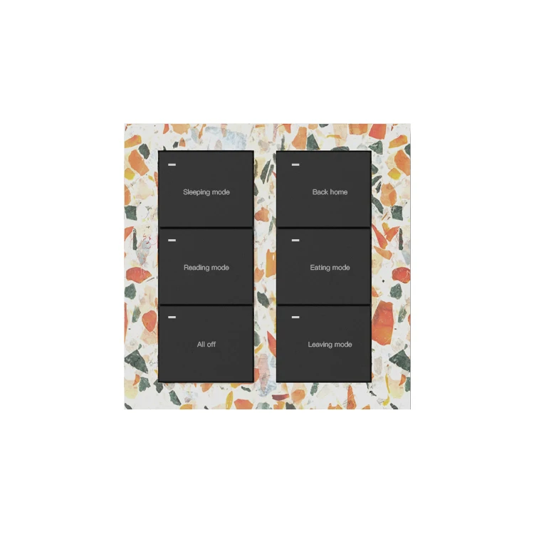 Настенный выключатель tuya zigbee для умного дома, не нейтральный, с пультом дистанционного управления, бытовая техника