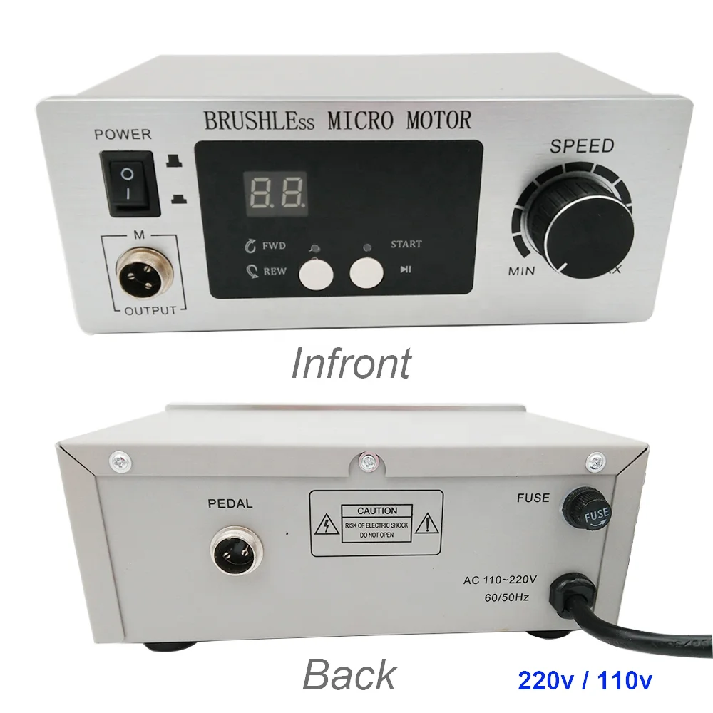 70000 RPM brushless micromotor dental equipment electric motor for dental polishing dental micromotor for nail drilling