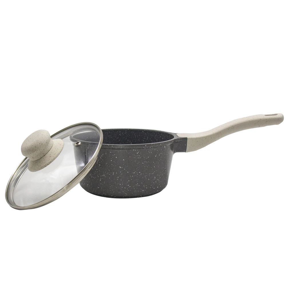 Professional Safe Cookware Nonstick Sauce Pan Milk Pan Cookware Soup Pot Use For Induction And Oven Dishwasher