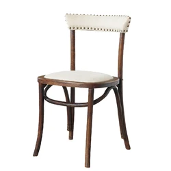 French Vintage Cafe Restaurant Dining Room Bistro Ladder Back wood nordic Chairs Used