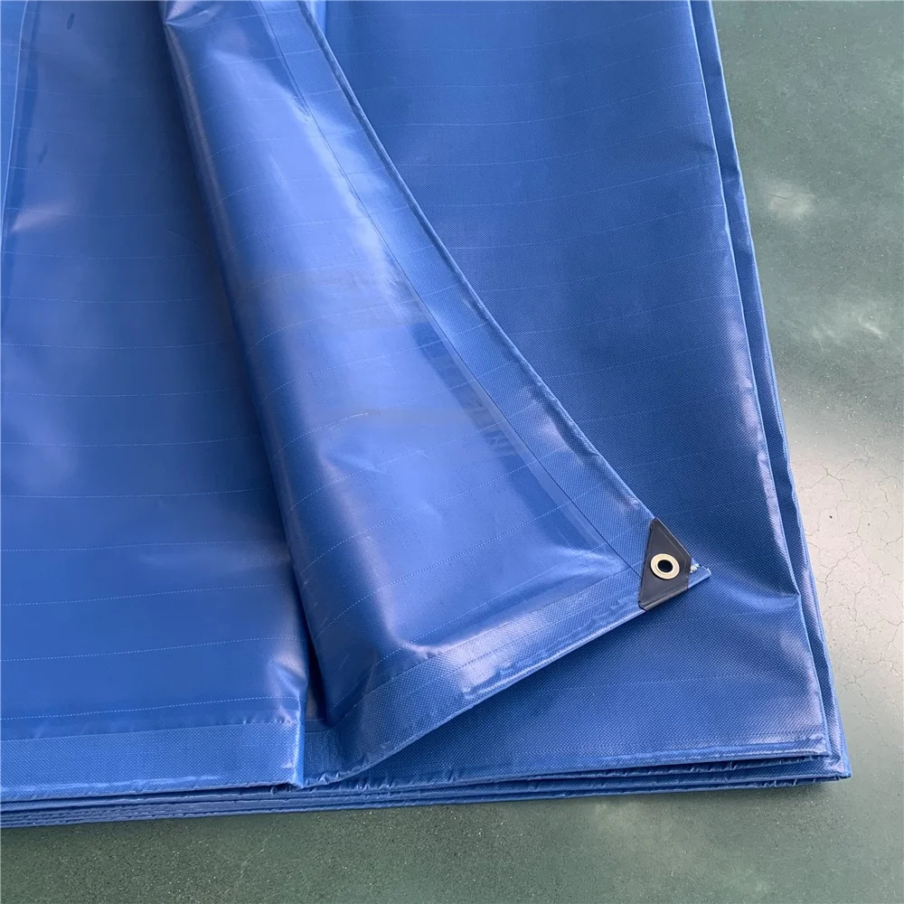 Best Selling Blue Fireproof Waterproof Canvas PVC Tarpaulin Sizes and Price List