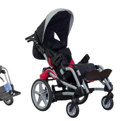 High quality manufacturer cerebral palsy Wheelchair with high backrest for children