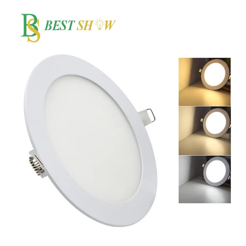 Lifud driver Aluminum box packing customized 6 8 inch 12w 18w round led panel light with junction box