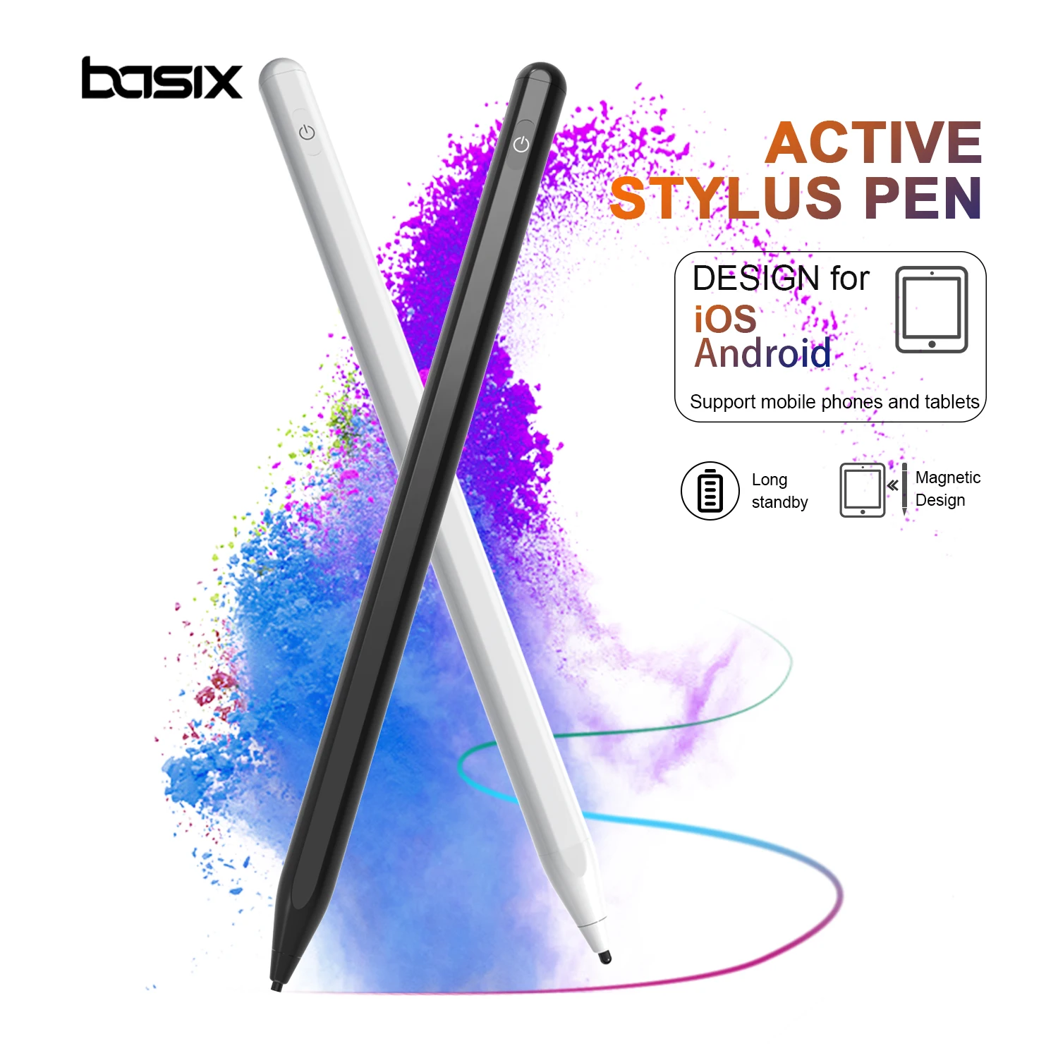 Universal touch pencil  touch active tablet stylus pen for Android/Apple/mobile phone for touch screen pen