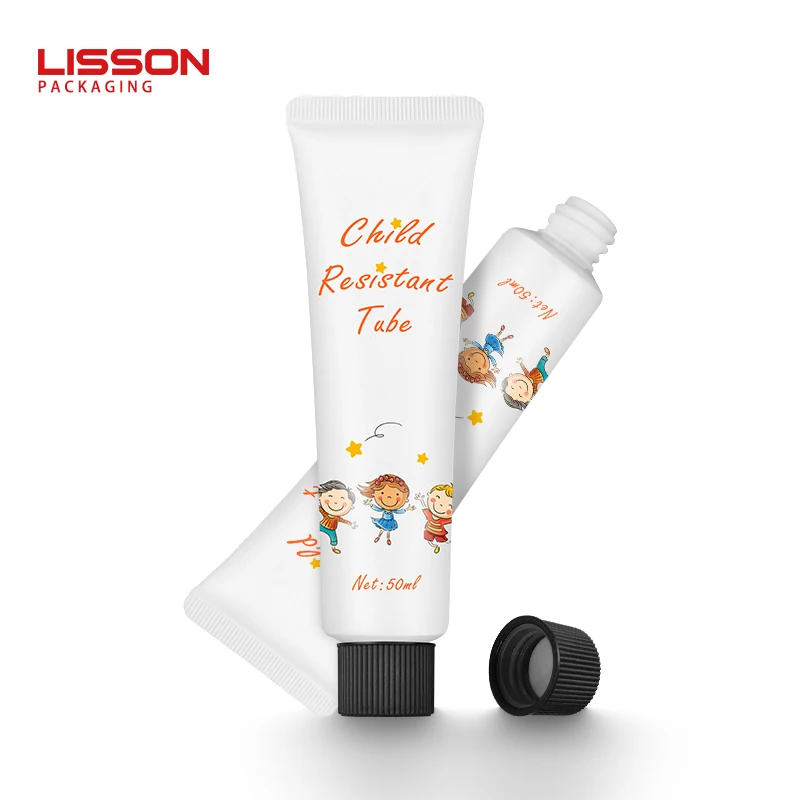 Custom Eco Friendly Biodegradable Cute Design Empty Cartoon Pe Squeeze Hand Cream Plastic Tube Packaging For Children