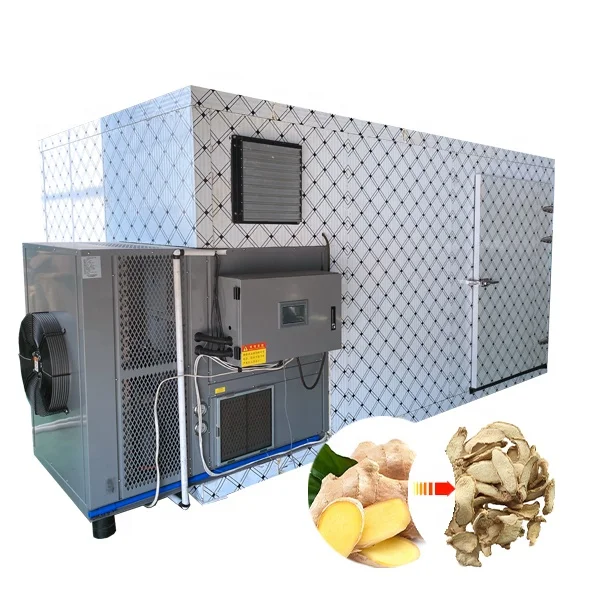 Commercial Vegetable Processing Dehydrated Fruit Oven Ginger Drying Machine Turmeric Pineapple Heat Pump Dryer