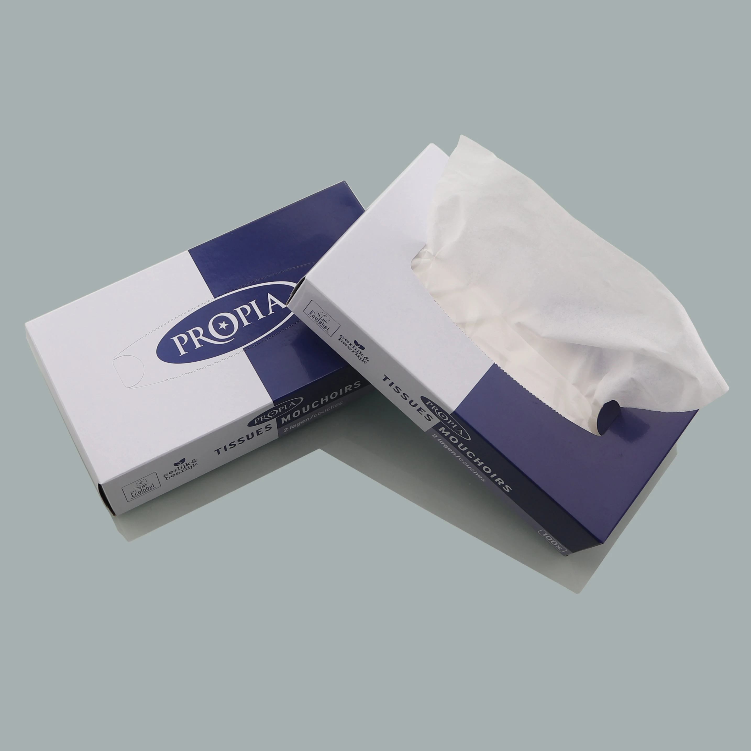 Facial box tissue Facial tissue in box