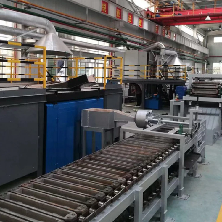 Zinc Copper aluminum ingot casting line Aluminum Ingot Casting machine with stacker Continuous Casting Line for Aluminum Ingot