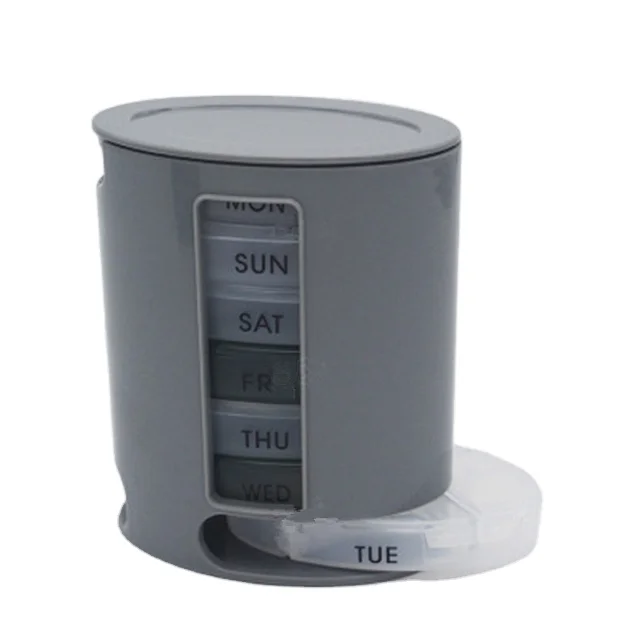 Weekly Pill Box with Case Pill Box Daily Pill Cases Medicine Box