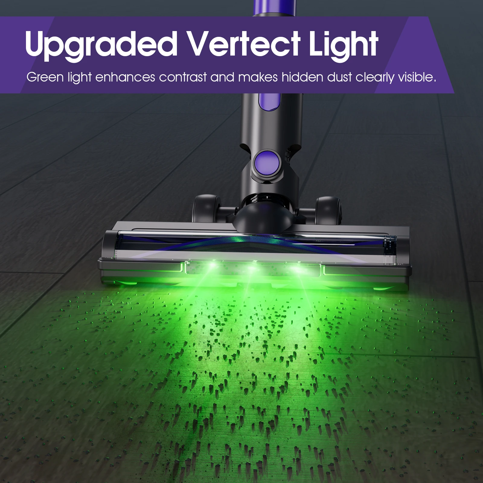 6 in 1 Cordless Stick Vacuum Upgrade Vacuum Cleaner with 40 Mins Long Runtime Versatile Lightweight Cordless Vacuum Cleaner