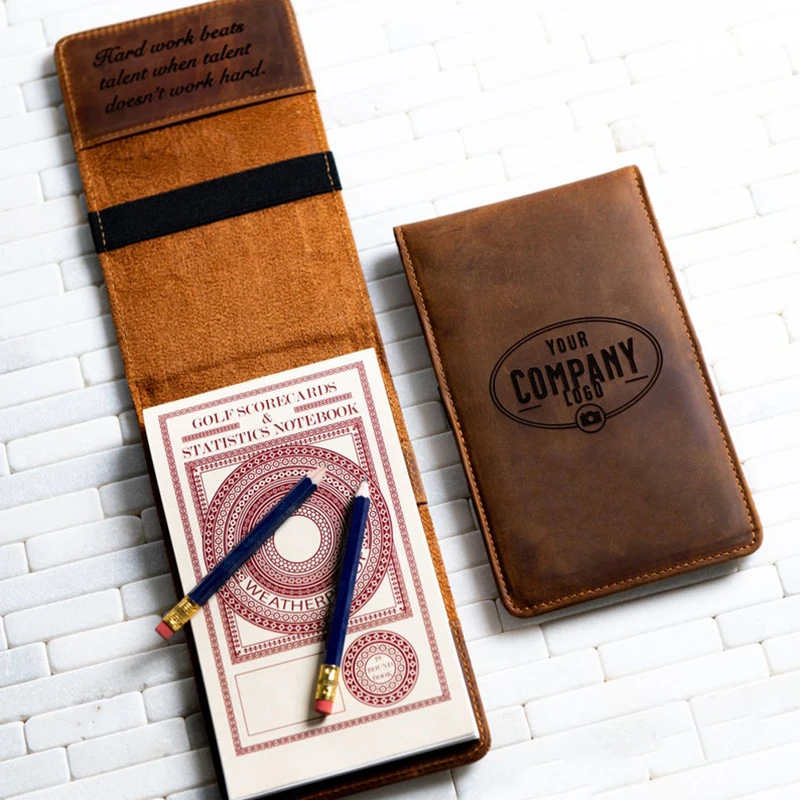 portable quality golf leather scorecard holders scorecard covers