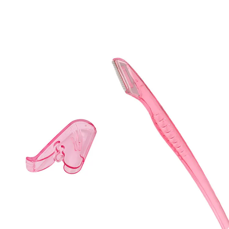 Инструменты для макияжа, пластиковая Бритва для бровей, портативный триммер для бровей для женщин