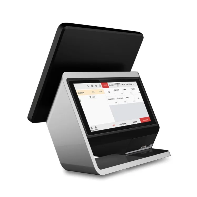 17 inch aluminum dual touch capacitive screen tablet PC for Hair Salon Pos App System