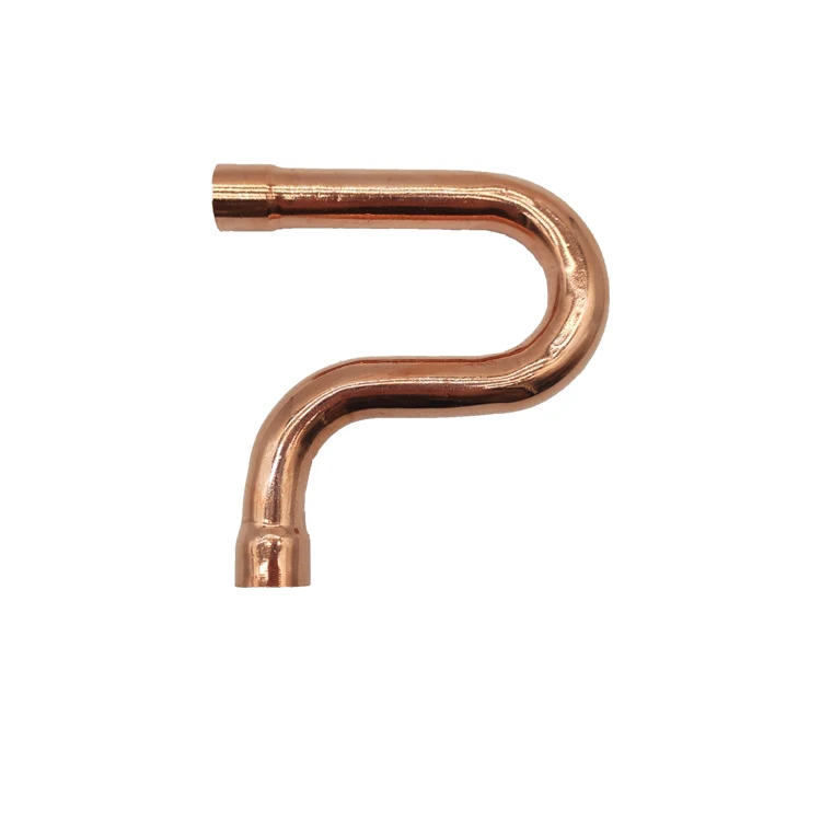 High quality Copper Full cross over Bend welding pipe Fitting plumbing Refrigeration Copper fittings