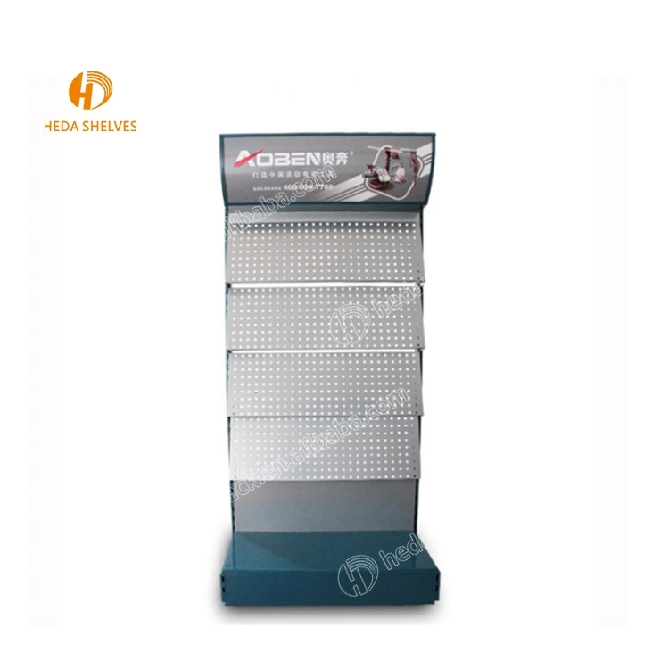 LED lighting display rack with basket for retails store accessories display stand tools