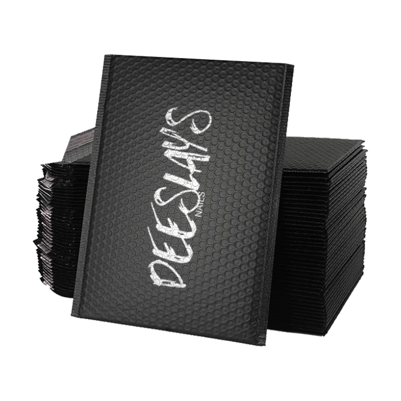 Custom tear moisture waterproof poly mailers with bubble envelope wrap mailing bags