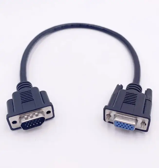 Factory sell DB15 Male to Female panel mount DB15 Extension Cable for Monitor