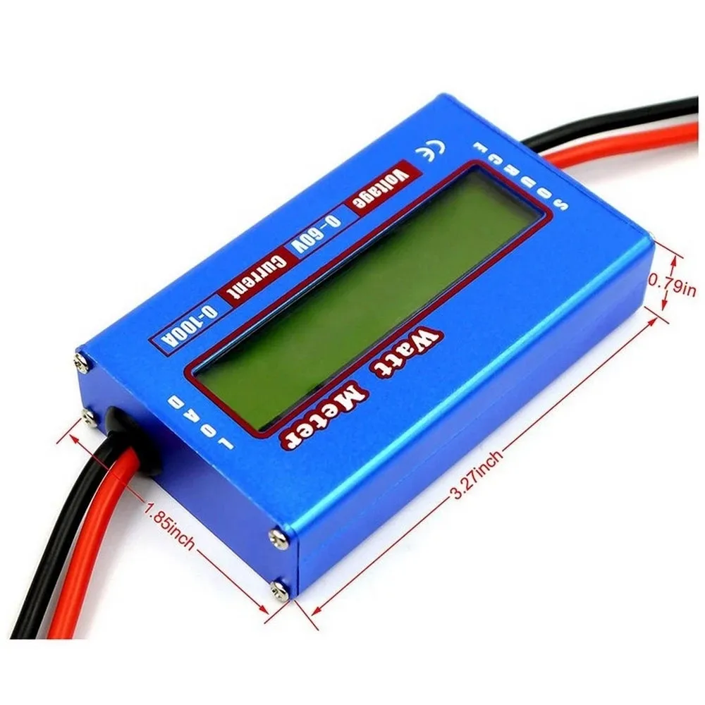 RC 100/150/200A Ватт метр и Мощность анализатор W/Подсветка ЖК-дисплей с высокой точностью Электрический цифровой ваттметр