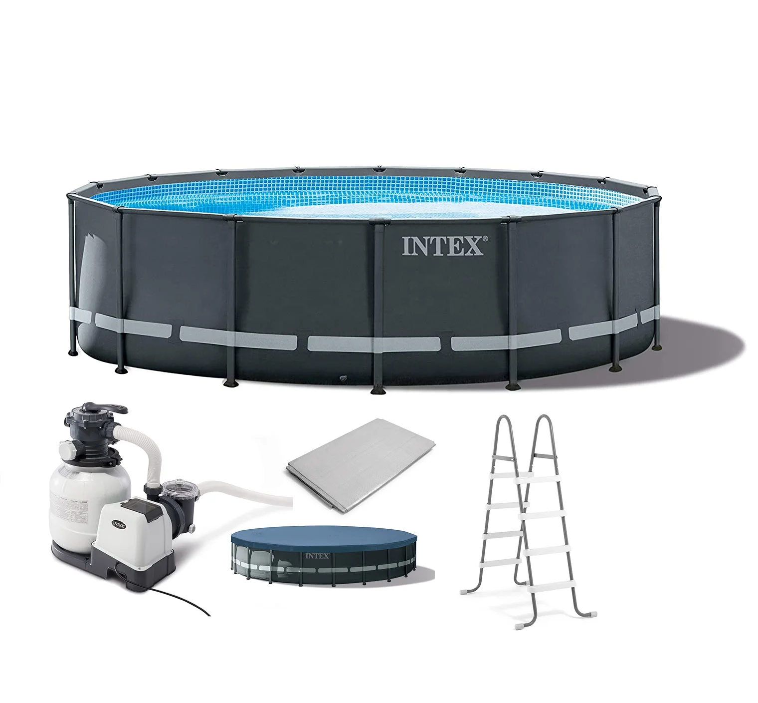 2025 INTEX 26330 18 футов X 52 дюйма ULTRA XTR FRAME POOL набор 5 49 м x 1 32