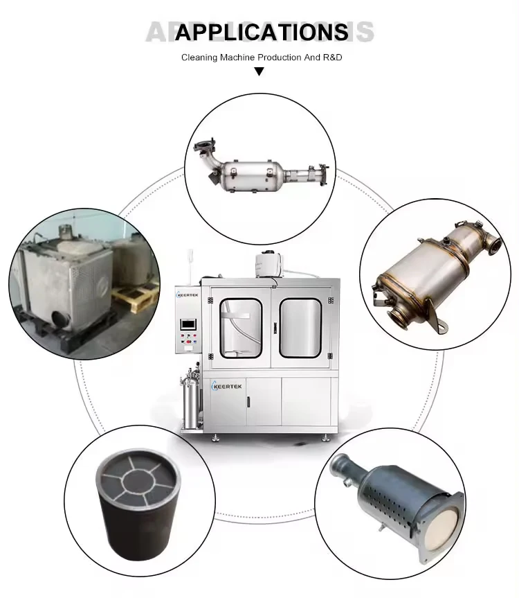 Safe and efficient three-way catalytic converter cleaning machine dpf cleaner industrial filter fuel injection cleaner machine