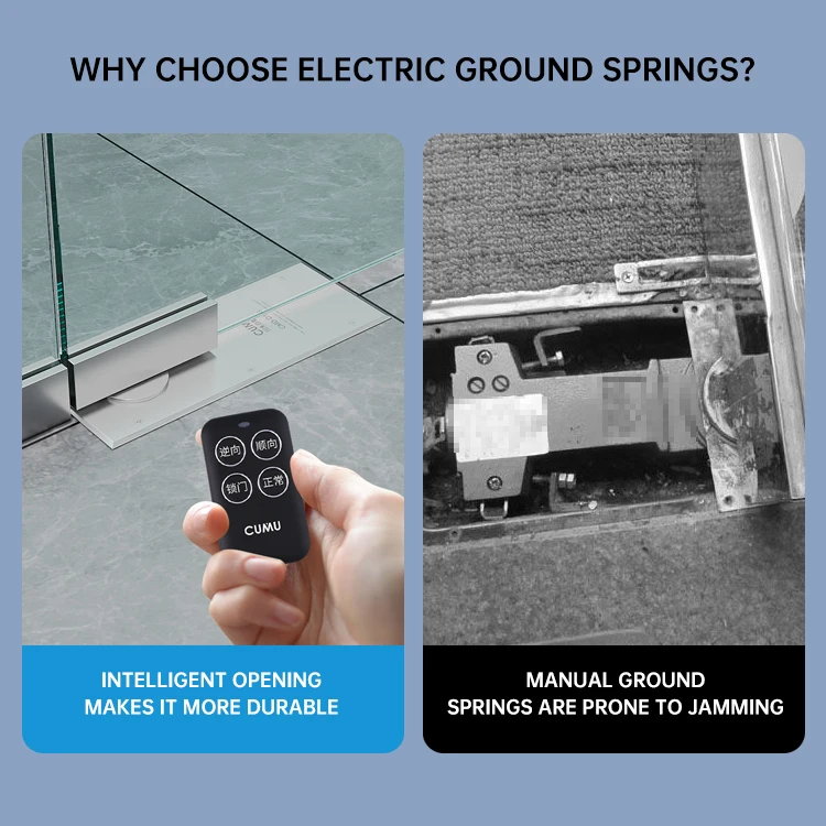 2024 New Price D-180s High Quality Heavy Duty Automatic Electric Floor Spring For Glass Door/Wooden Door / Metal Door