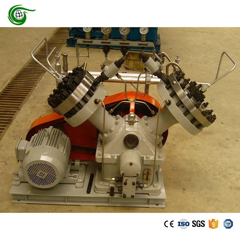 5.5KW Small Propylene Diaphragm Compressor Factory Price High Automation Inlet 6Bar Discharge 200Bar C3H6 Industrial Compressor