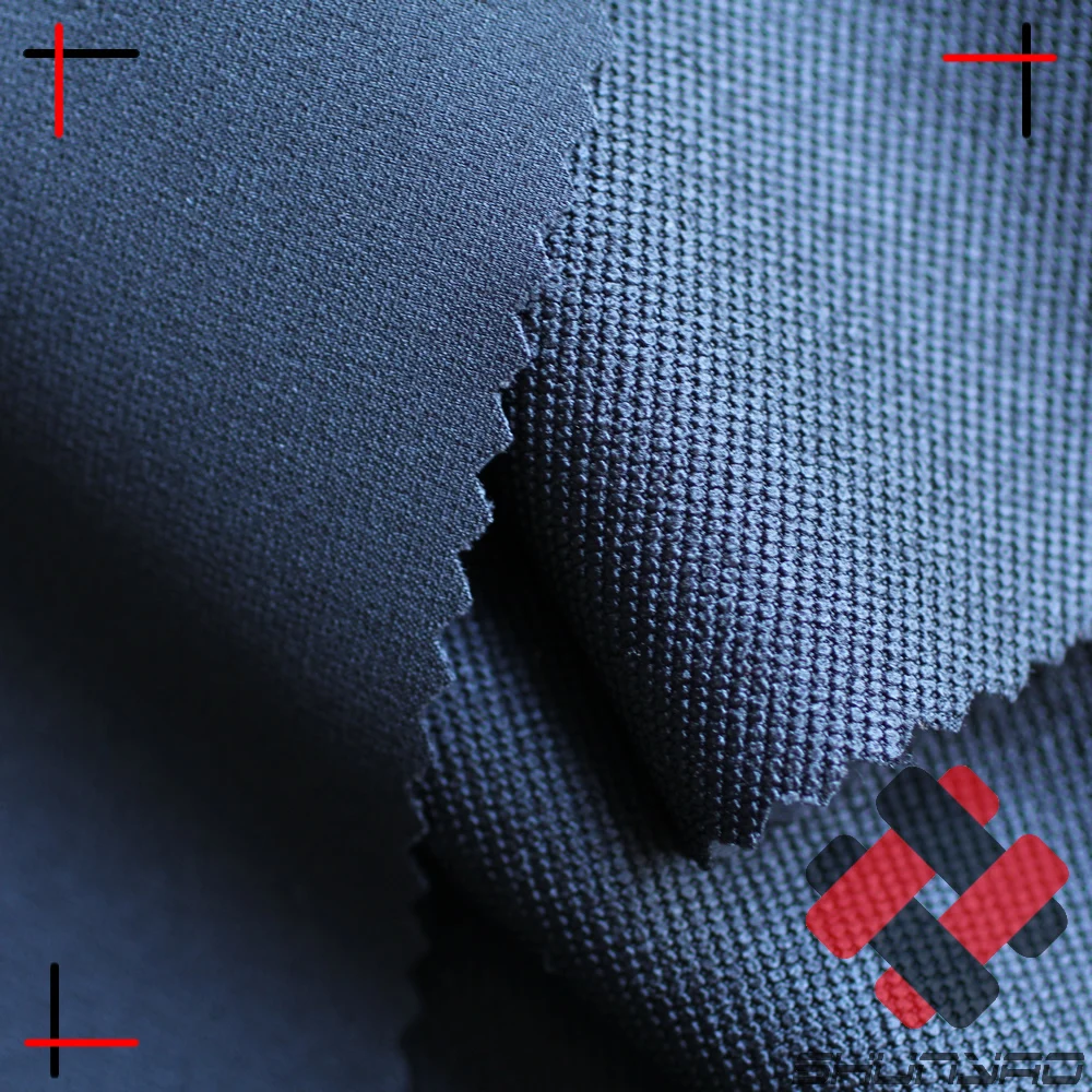 4 way stretch polyester soft spandex fabric for tracksuit