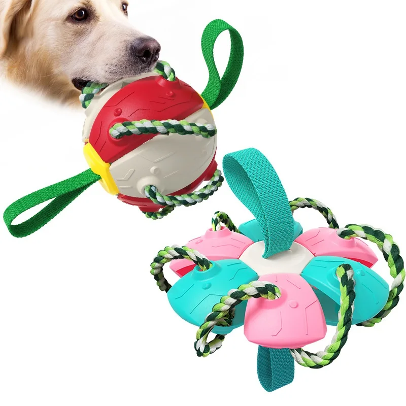 High Quality Shape Changing Ball Toy Outdoor Training Foldable Flying Disc Interactive Dog Toys