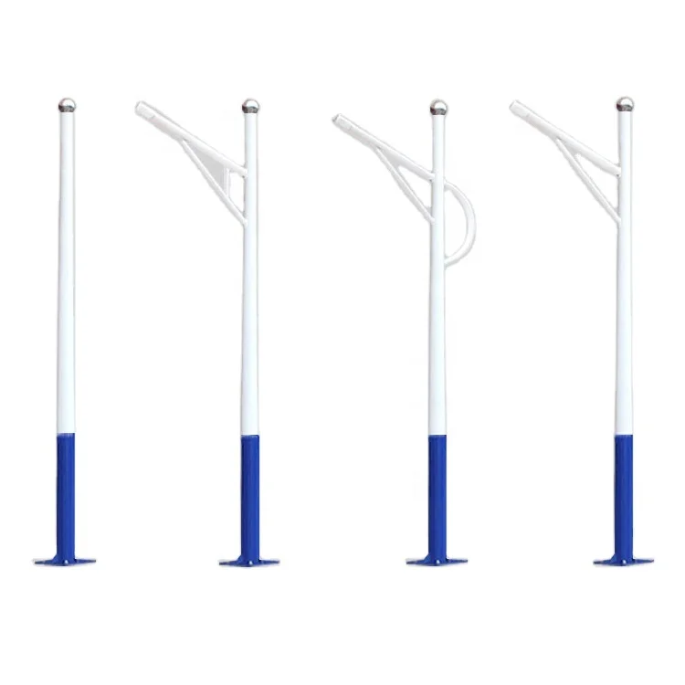 6/7/8/10/12M pole lamp single arm solar street light pole lamp poles Sufficient Stock And Strong Supply