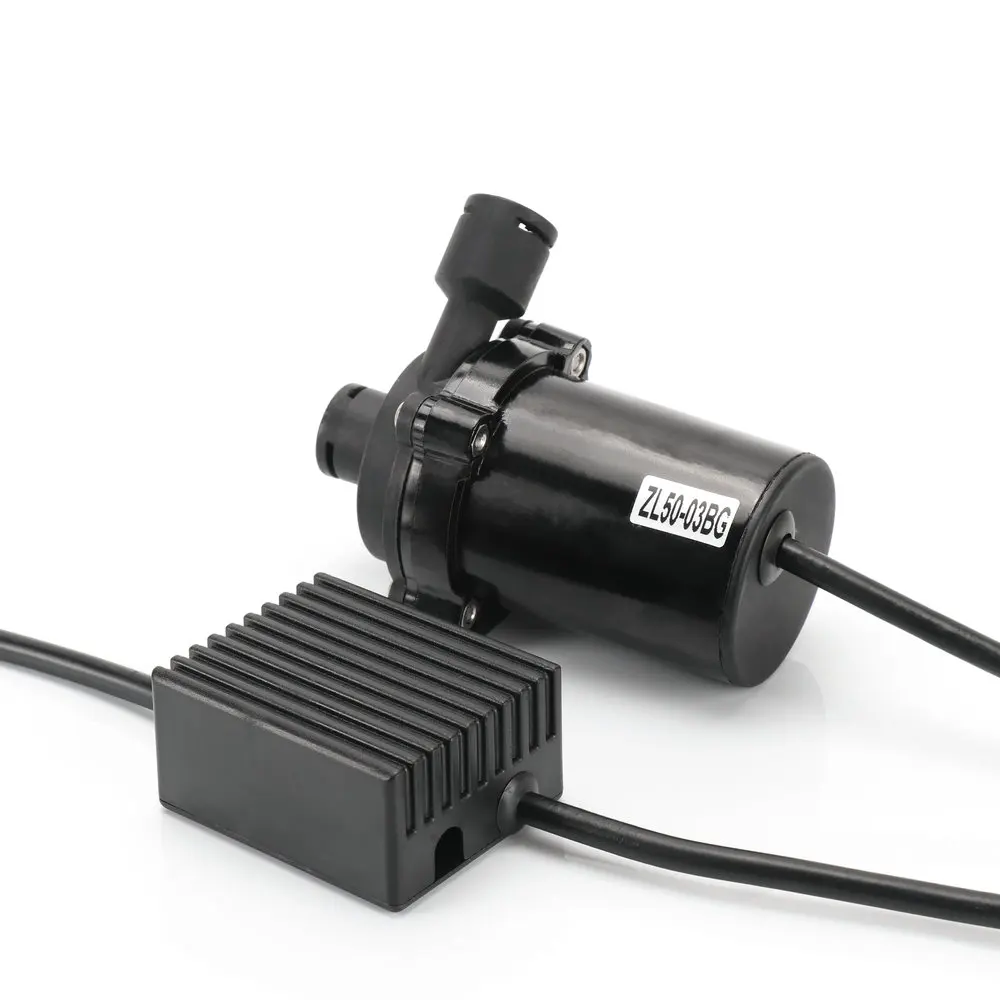 Trade assurance brushless high quality 12v 24V dc mini water pump for solar water heater 8-20L/min flow rate