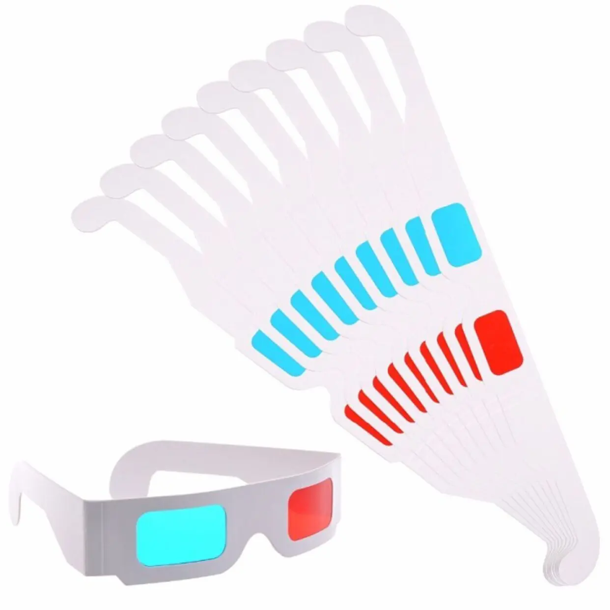 2022 Wholesale Custom Printed 3D Total Solar Eclipse Paper Glasses