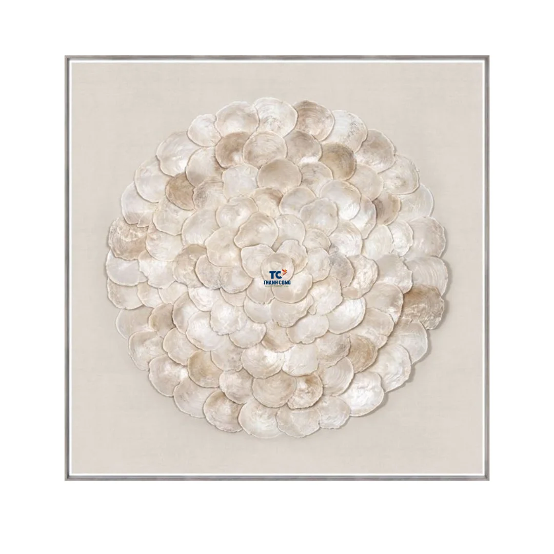 High Quality New Design Mother Of Pearl Inlay Charger Plates Elegant Tableware Set For Parties Made in Vietnam