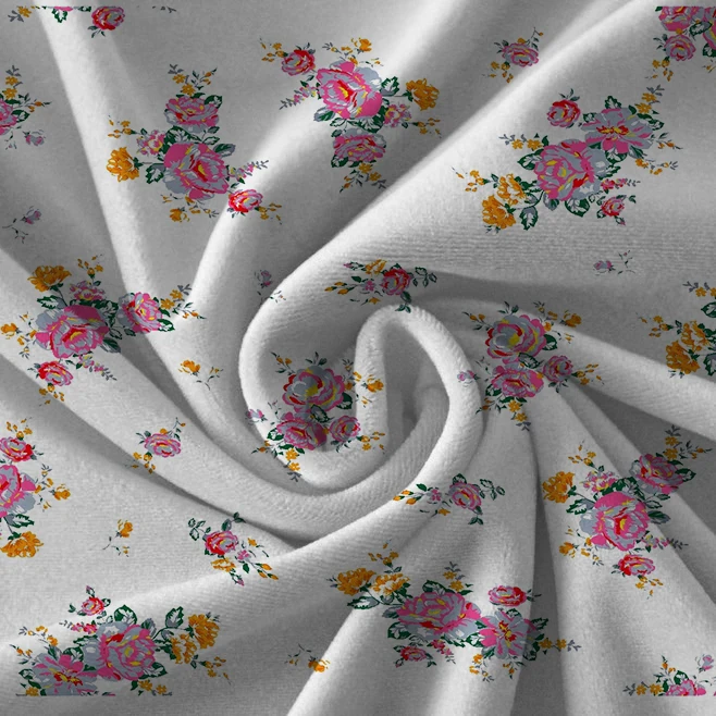 New design woven wholesale jacquard spun rayon printed fabric