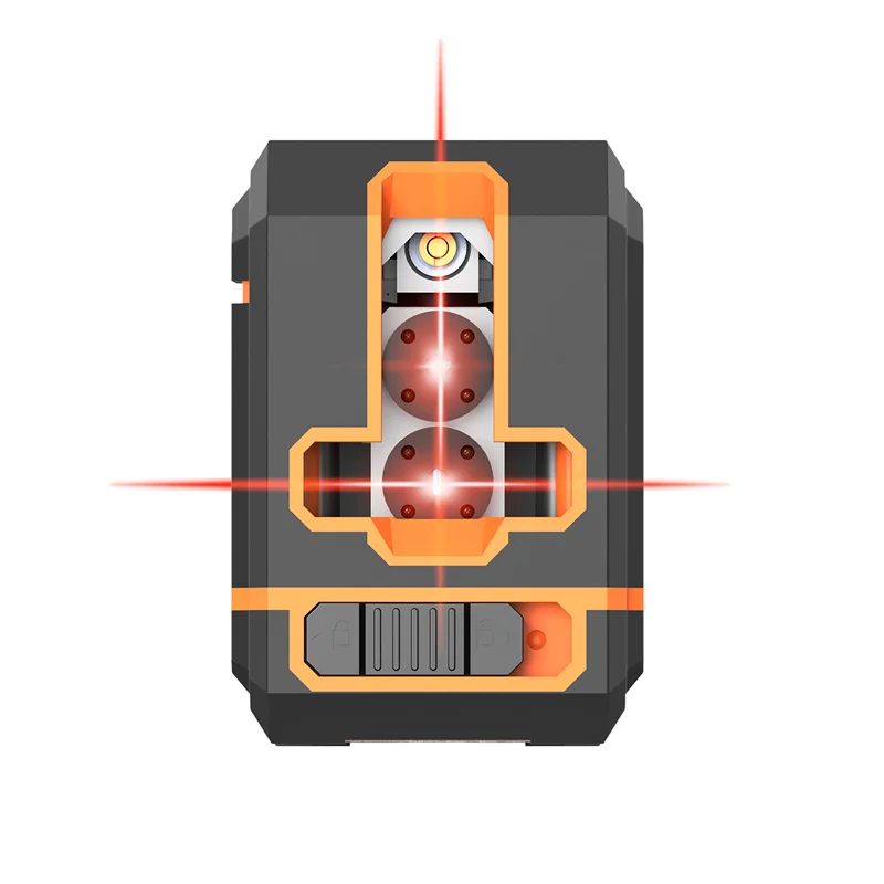 Norm Good Price 2 lines Laser Level Self-Leveling Red Beam Horizontal and Vertical Cross-Line Laser for Home Decoration