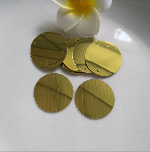 
50mm flat round sequins loose sequins 