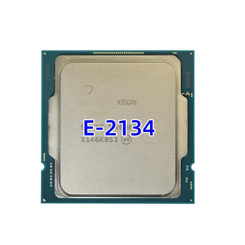 Cheap Processor Server CPU Xeon E-2134 4 Cores 18C 71W 8 nanometers 3.5GHz 2666MHz cpus