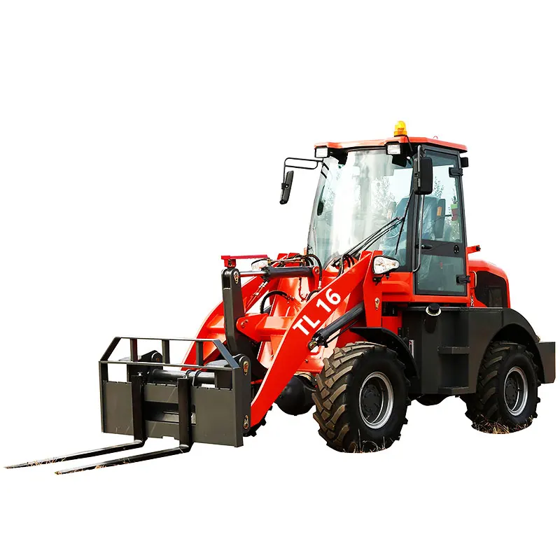 Недорогой новый сельскохозяйственный садовый трактор zl16f 1.6ton китайского бренда гидравлический мини-колесный погрузчик с ce