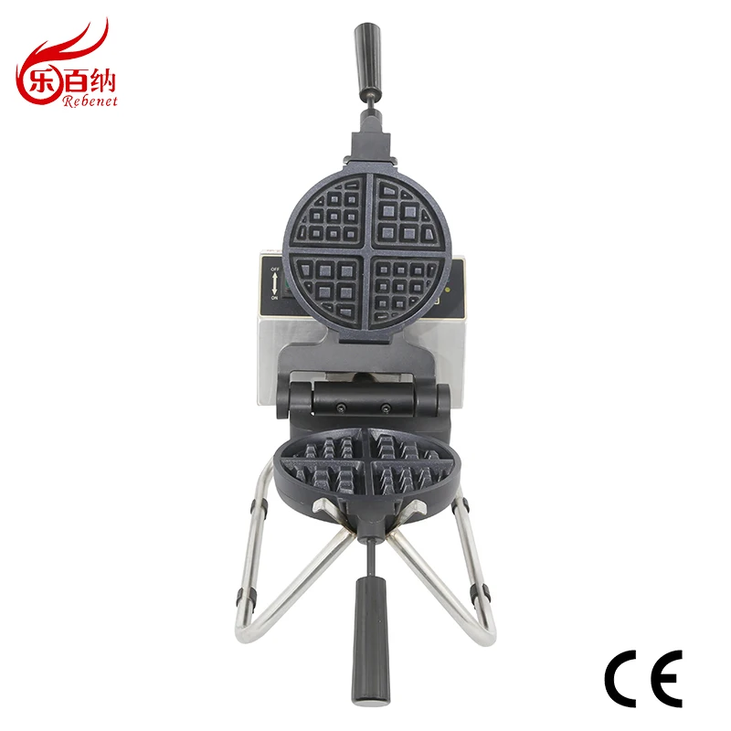 Wholesale Non-stick Digital Control Commercial Electric Rotary Belgian Waffle Maker (WB-04A)