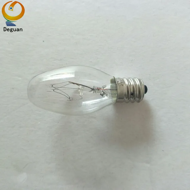 Hot sales products E12 C7 incandescent bulb for 4W 120V 220V light bulb