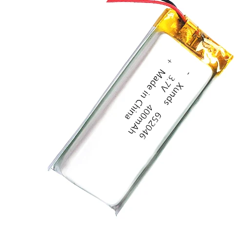 lithium polymer battery  400 mah 3.7v MP4 batteries lithium ion battery  652046