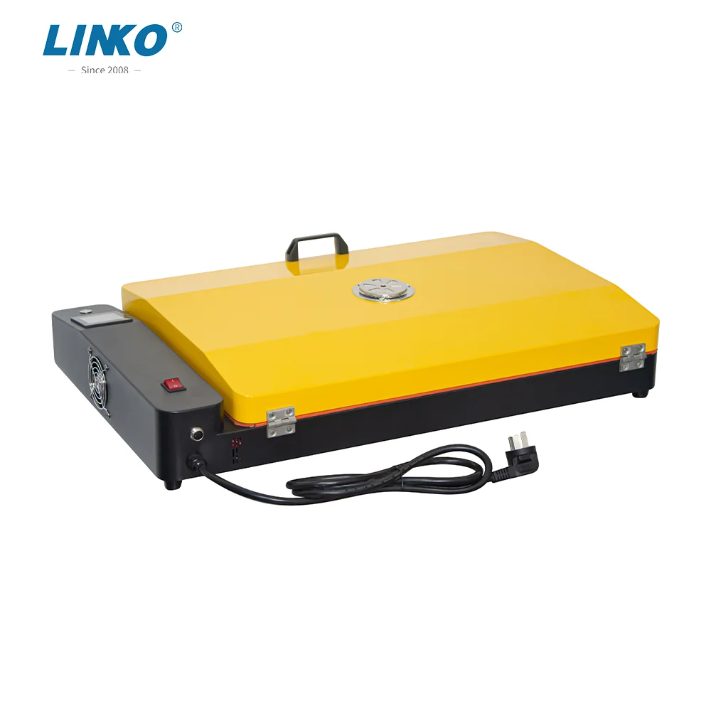 Планшетный принтер LINKO A1 DTF для духовки 220 В полуавтоматическая термопресс одежды домашнего использования новое состояние магазины печати на пленке