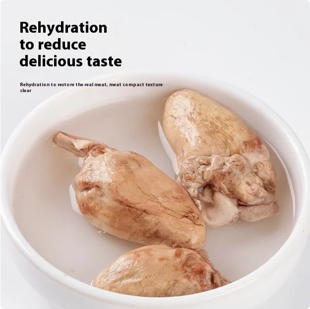 OEM/ODM Cat And Dog Snacks Freeze-Dried Chicken Hearts Daily Food Training Rewards Chicken Organs Pet Food Adult Cats