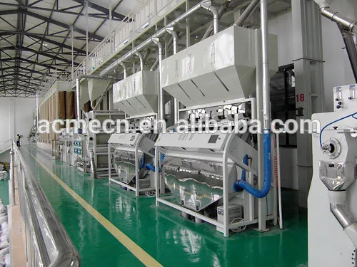Full CCD rice color sorter machine