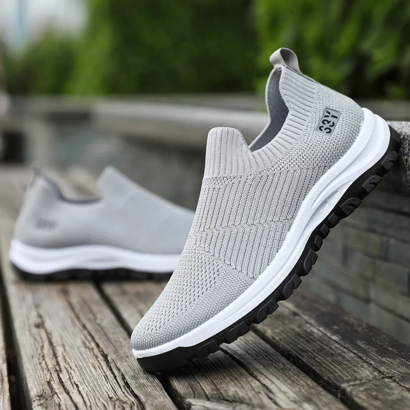 2023 Running Shoes Breathable Outdoor Sport Sneakers Casual Shoes Hard Plastic YUXING Cotton Fabric Solid PVC Air Mesh for Men