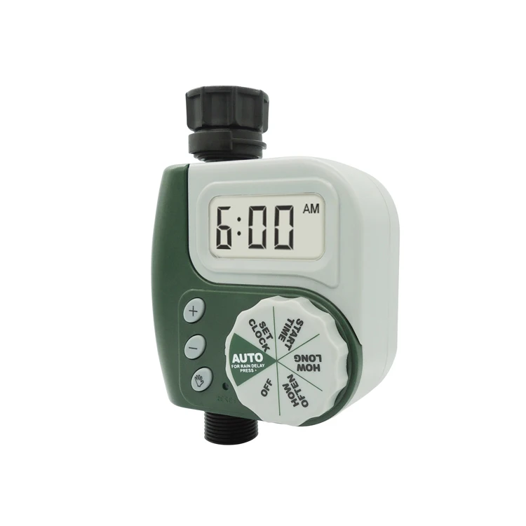 Manufacturer classical plastic outdoor water-proof smart green water controller timer for garden irrigation