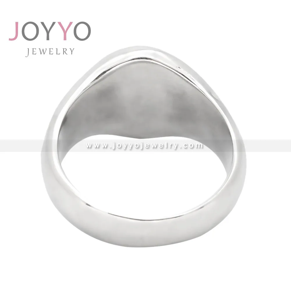 Factory Manufacturer Ankh Ring Silver Gold Mens Stainless Steel Signet Ring for Men