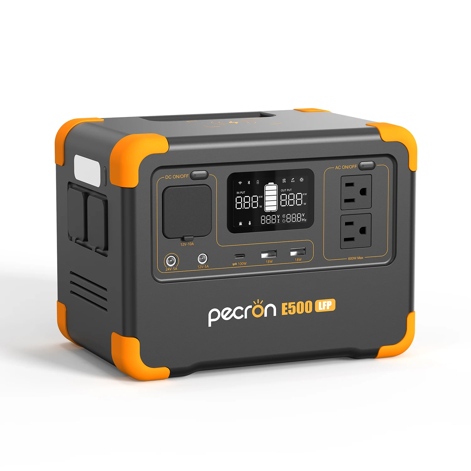Портативная электростанция Pecron E500LFP 600 Вт энергетические банки LiFePO4 аккумуляторная энергетическая станция