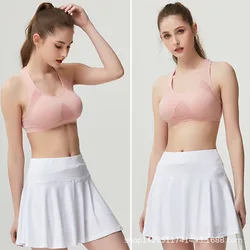 Advanced Oem Summer Sports Fitness Shorts Gym Pleated Skirt  Tennis Skirt With Pocket