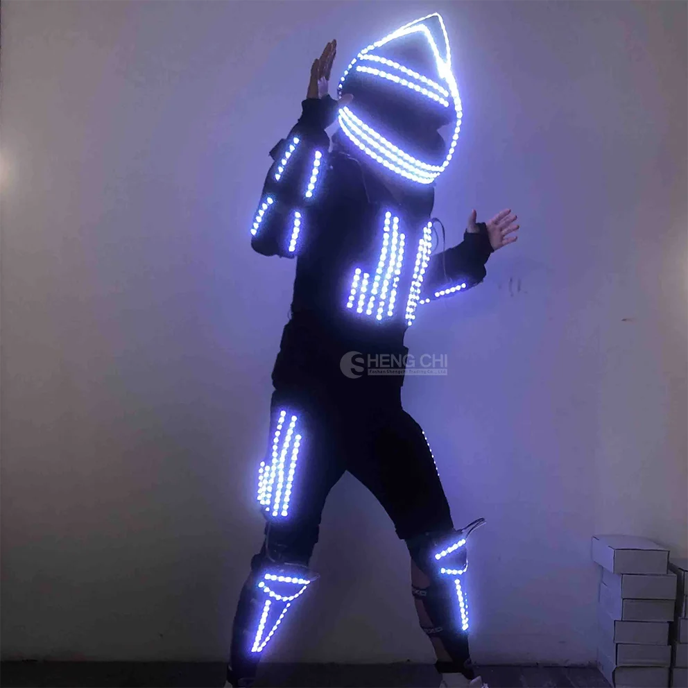 High Quality LED Robot Nightclub Lighting Stage Dance Party Performance Costumes