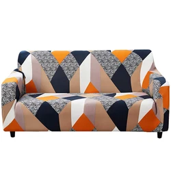 Easy Fit Printed Sofa Couch Cover High Stretch Furniture Protector Universal Sofa Slipcover stretch elastic sofa cover 3 seater